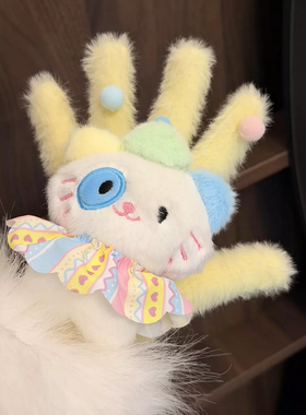 彩虹猫咪手套冬季保暖分指手套