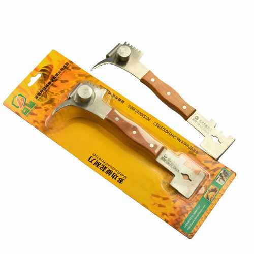 起刮刀 益多功能加厚不锈钢木柄隔王板巢框清洁通用型益蜂