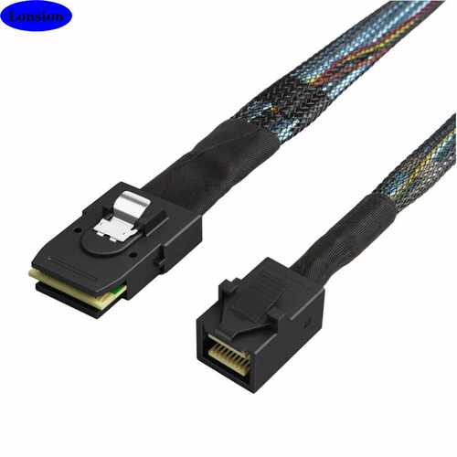 MINI SAS 8087转MINI SAS SFF-8643高速服务器机内连接线束