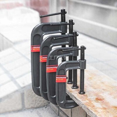 易尔力f夹木工夹F型固定夹快速木工夹具石材木板夹f夹钳f夹固定器