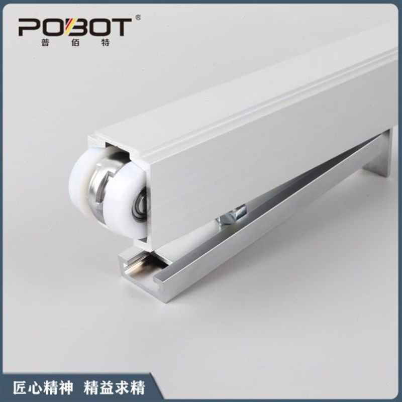 吊滑门卫生间移门单轨道滑轮承重吊趟门导轨移门吊轨滑轨轨道套装图片