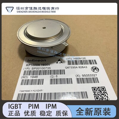 晶开可控硅/晶闸管 KP1000A1600V KP1000A/1600V KP1000-16  全新