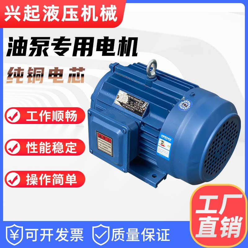 液压系统立内轴油泵专用电机液压站专用油泵电机纯铜直插卧式电图片