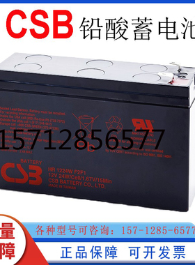 希世比CSB蓄电池HR1224WF2F1电梯12V24W风电UPS电源EPS直流屏消防