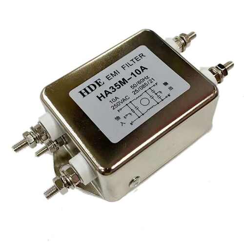 热卖EMI单相交流电源滤波器AC220V HA35M-20A 6A 10A16A30A抗干