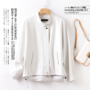 真皮皮衣外套女短款2025春秋新款黑色高级感小个子休闲宽松皮夹克