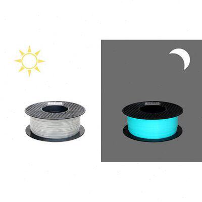 3d打印机耗材夜光pla 光变荧光色线材 1.75mm 1kg 3d打印发光材料