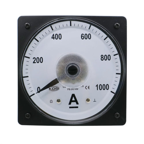 供应广角度指针电流表 指针式船用电流表LS-110 DC10V 1000A