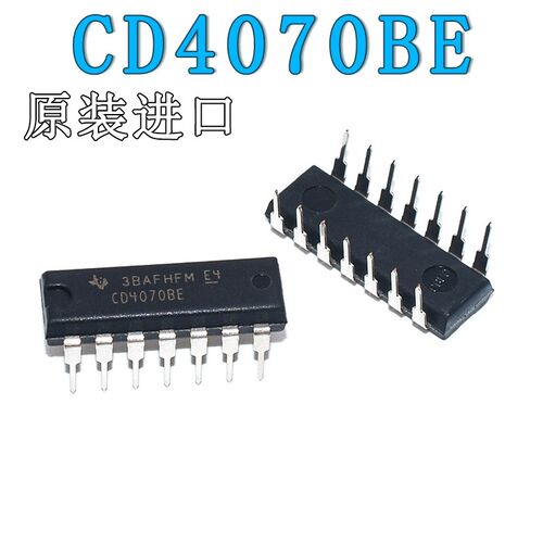 CD4070BE 原装进口 DIP-14 逻辑器芯片 直插全新 CD4070