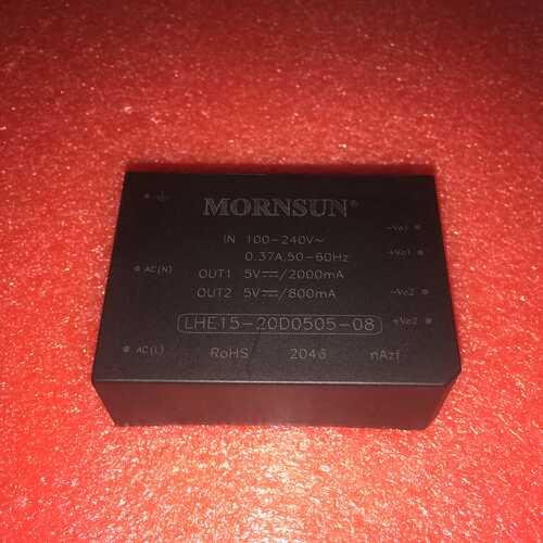 LHE15-20D0505-08金升阳AC-DC电源模块85-264V转+5V2A +5V800mA