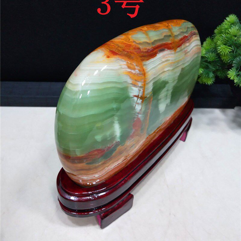 家居饰品摆件天然阿富汗玉石观赏石奇石原石靠山石桌面收藏礼品