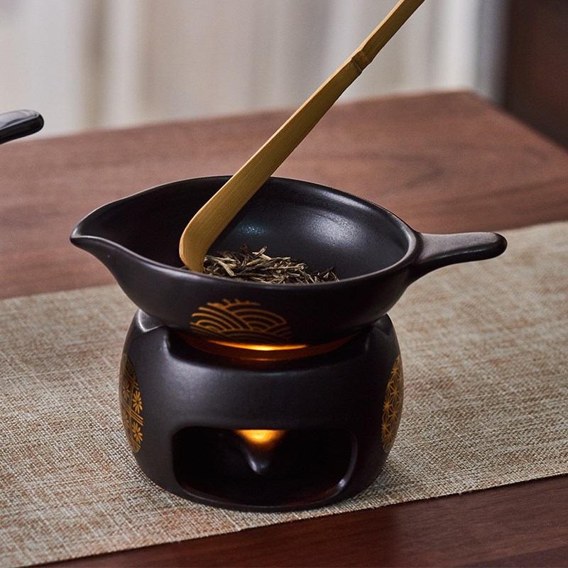 陶瓷烤茶炉迷你茶叶提香器黑茶普洱红茶焙茶醒茶器功夫茶道配件