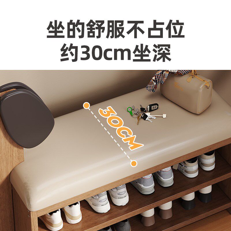 小狗换鞋凳家用门口可坐可收纳鞋柜坐凳一体穿鞋凳进门凳可爱创意
