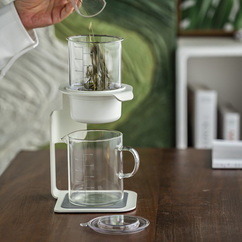 新中式茶饮泡茶机玻璃自动泡茶器 办公室懒人泡茶神器咖啡冷萃壶