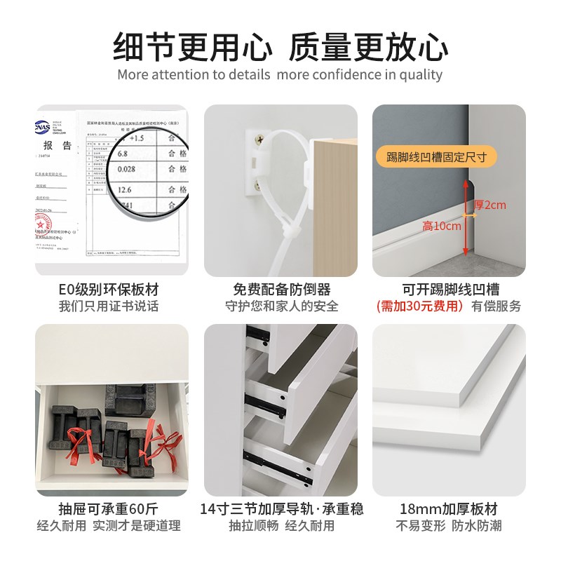 北欧梳妆台斗柜一体轻奢高级感卧室可伸缩化妆台简约床尾柜化妆桌