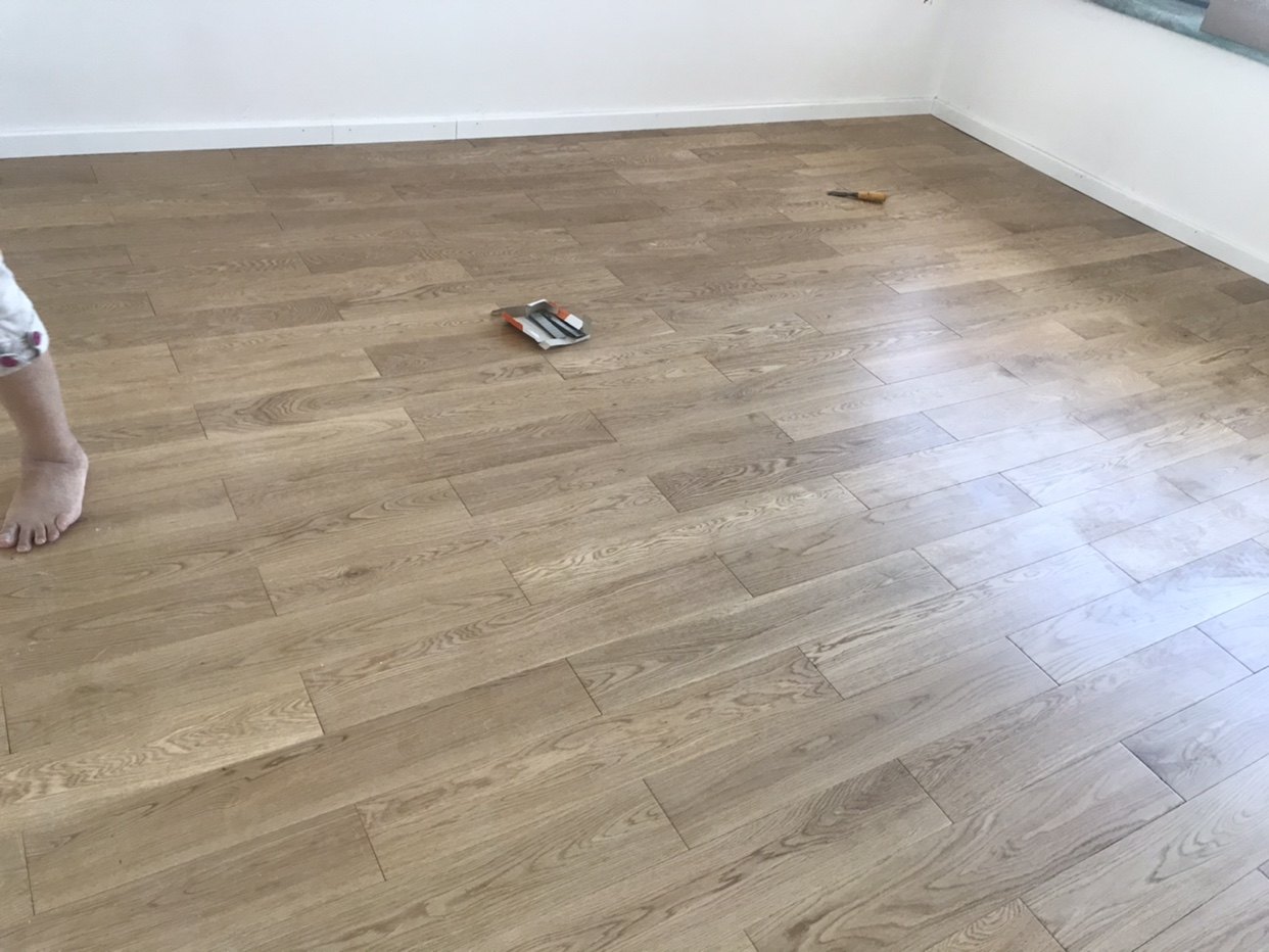 橡木纯实木地二手翻新简约加工板图片