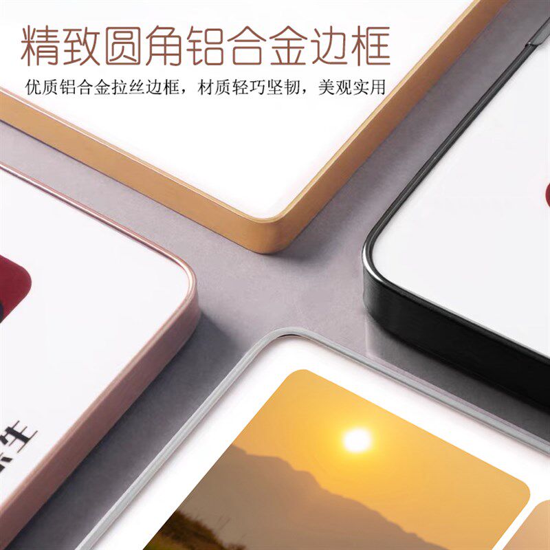 相框摆台定制洗婚纱照全家福宝宝相片打印做成多宫格创意水晶摆件