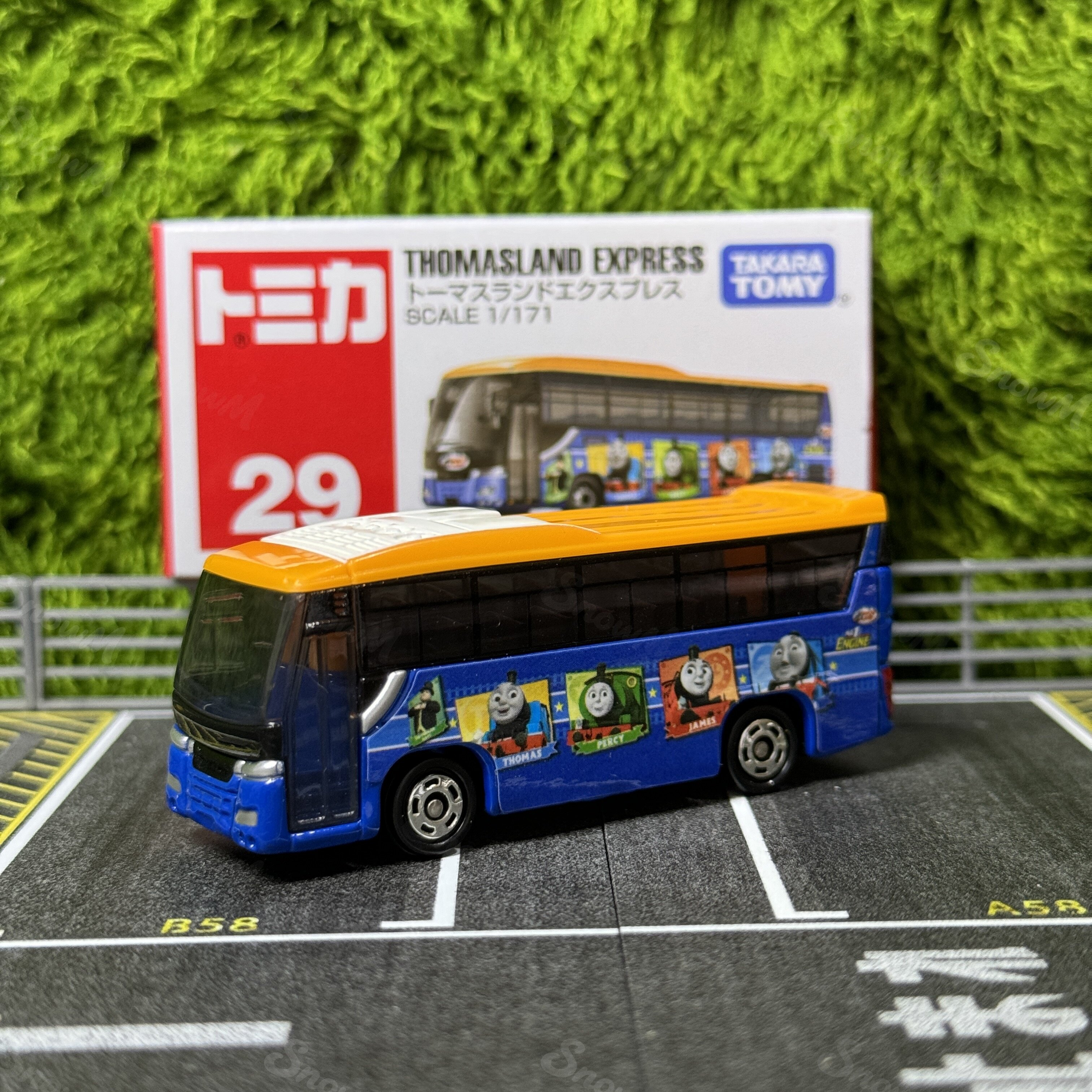 多美卡Tomica Tomy合金玩具车 红白盒29号托马斯巴士桌面摆件礼物