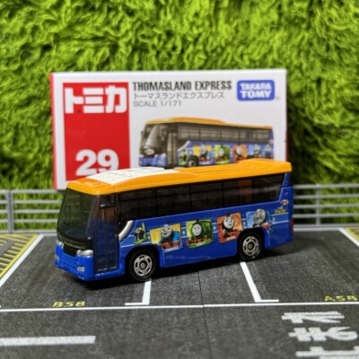 多美卡Tomica Tomy合金玩具车 红白盒29号托马斯巴士桌面摆件礼物