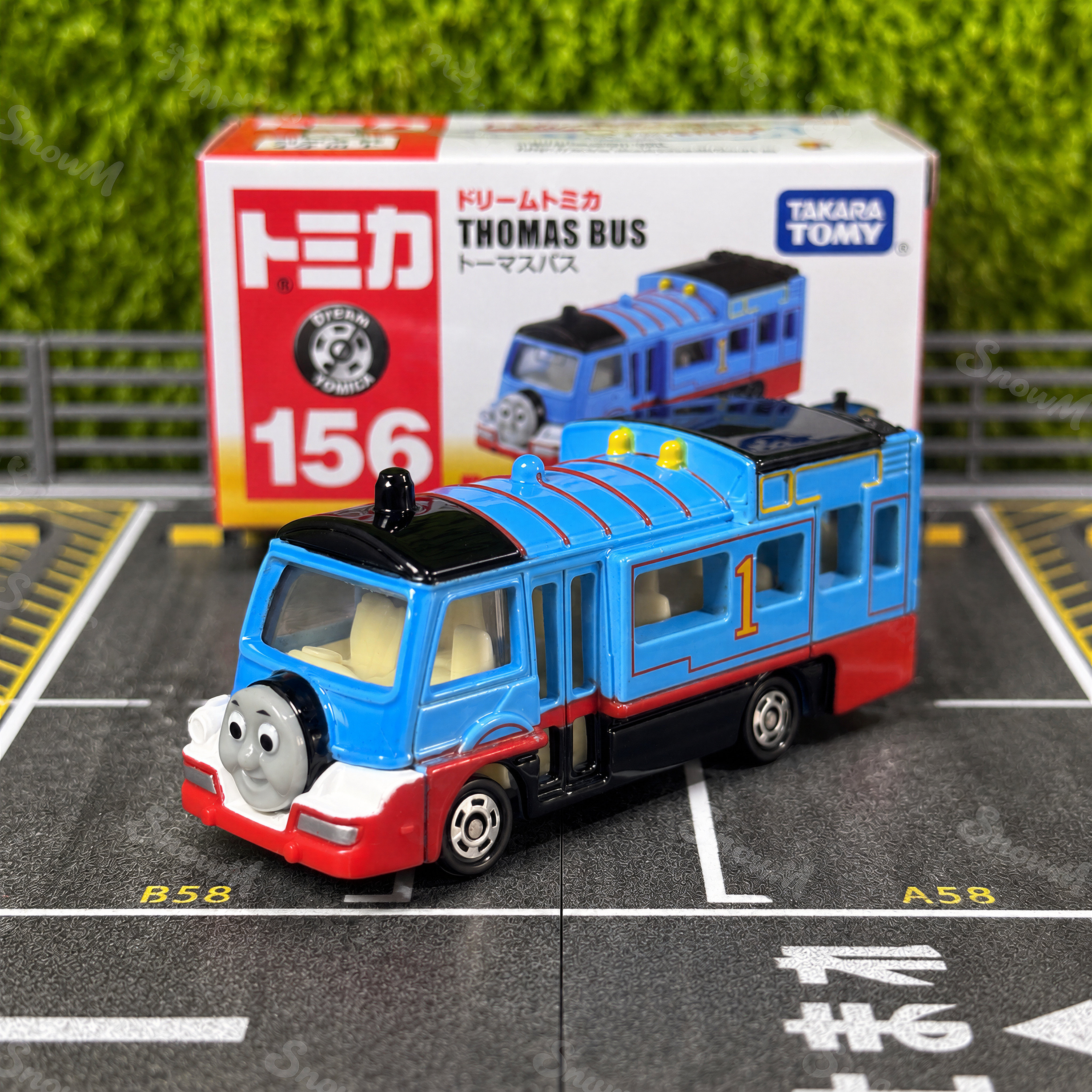 多美卡Tomica Tomy合金玩具汽车 梦想156号 托马斯小火车汽车巴士