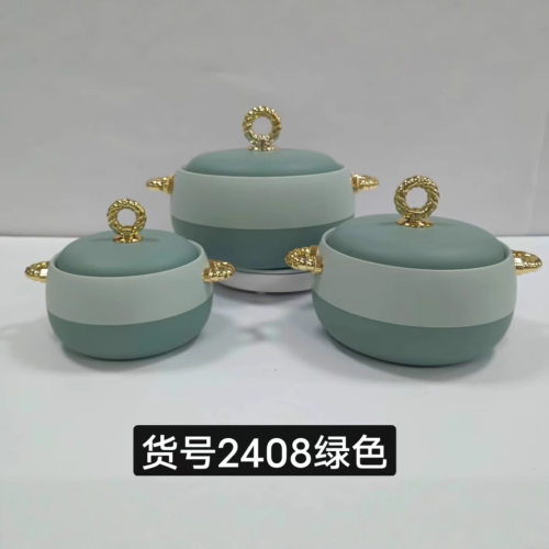热销金柄保温盒1-3.5L