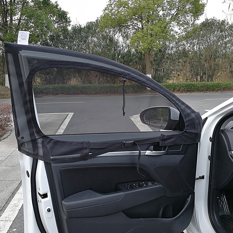 沃尔沃XC60磁吸车用防蚊虫纱窗帘S90车窗防蚊网XC90汽车蚊帐XC40