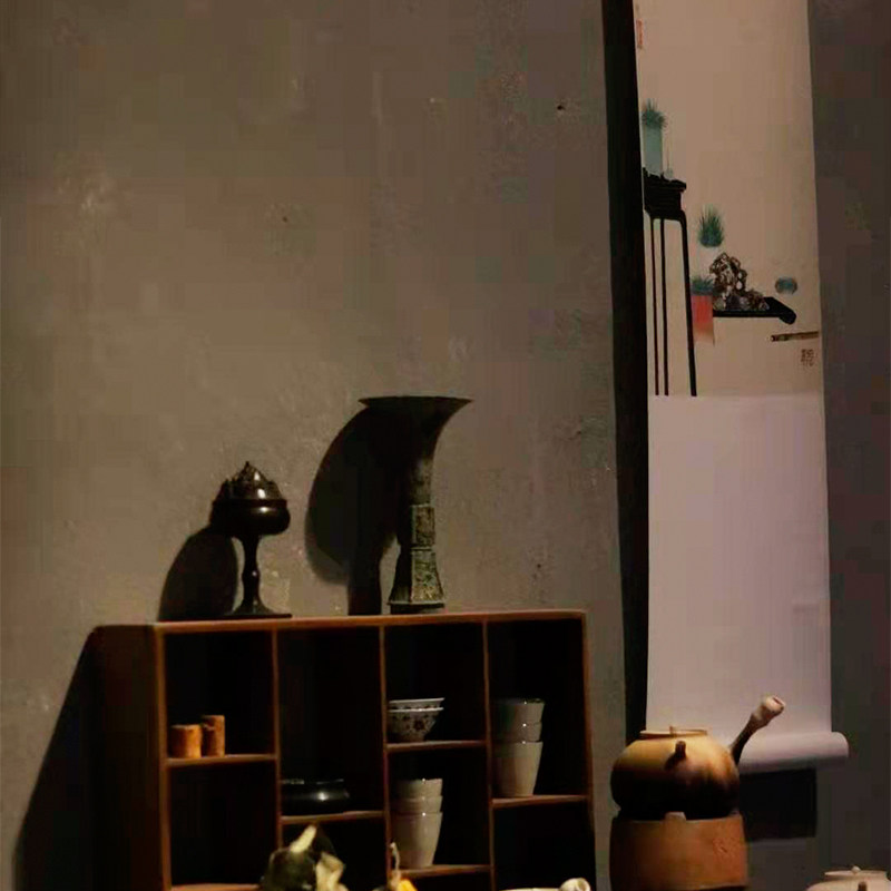 水墨小品挂画卷轴茶室文房装饰新中式禅意简约客厅国画招财字画