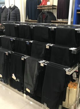 不锈钢加长双面裤台中岛架四格裤架展示架男装店西裤裤子牛仔裤架
