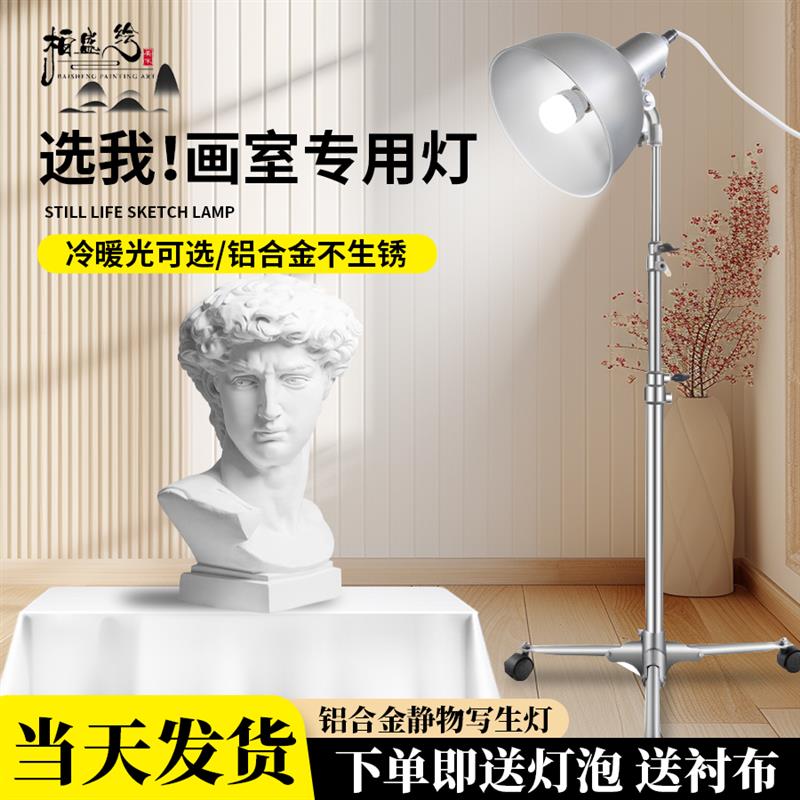 素描写生专业射灯 静物打光摄影灯具 美术生专用写生灯