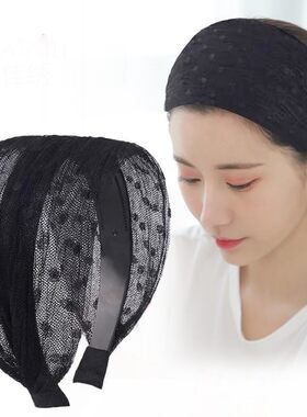 女士2026新款头箍波点宽