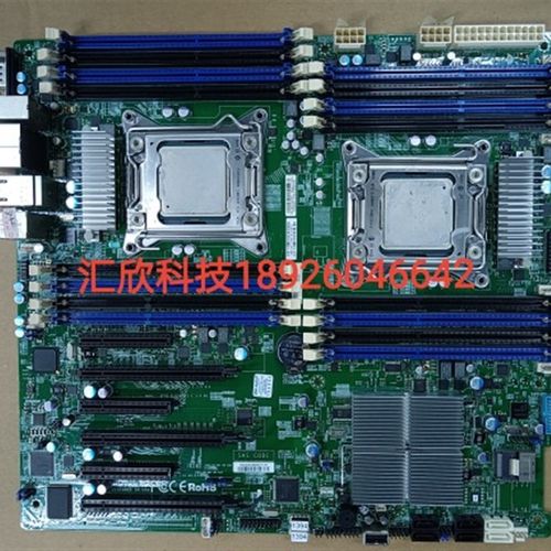 超微X9DAI双路主板2011 X79服务器主板 6显卡3060 3080 送cpu现货