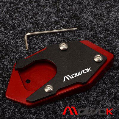 MOWOK CBR300R CB150R NC750 NC700 改装铝合金边撑加大垫座套