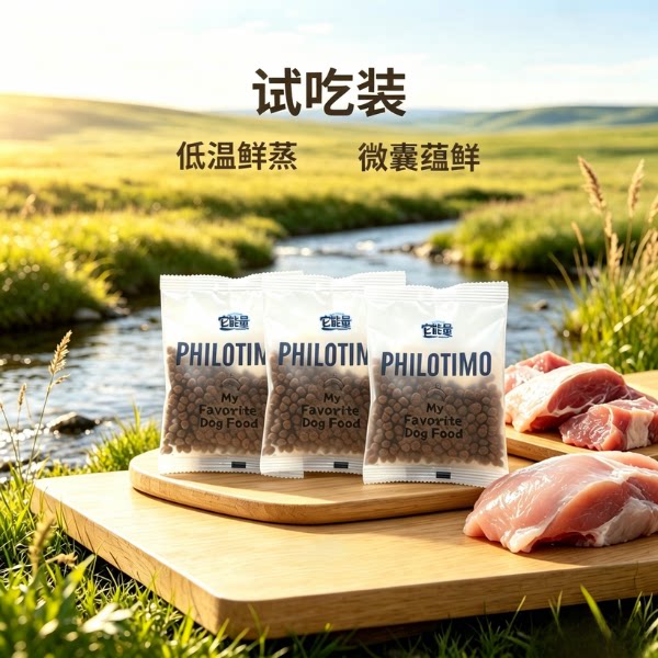 它能量低温鲜蒸低敏高蛋白狗粮