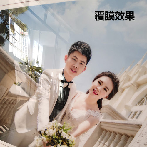 雁牌经典款水晶膜18S/20S后期照片PET冷裱膜覆压膜透明度照片保护