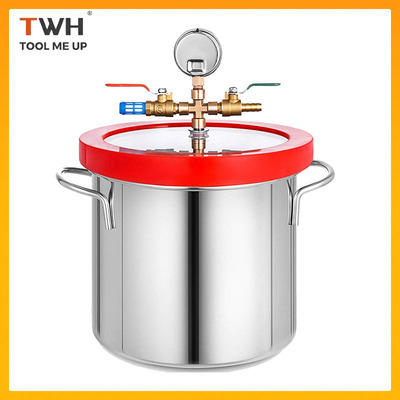 2GALLON STAINLESS AND HIGH STRENGTH VACUUM CHAMBER