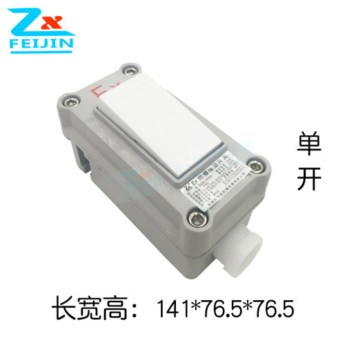 防爆照明开关220V 10A明装暗装墙壁86型单开双开三开四开单控双控