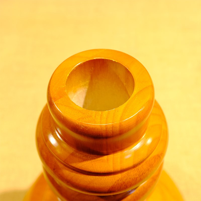 藏式特大号手摇转金筒转金轮底座召财幡伞盖座实木加大底座摆件