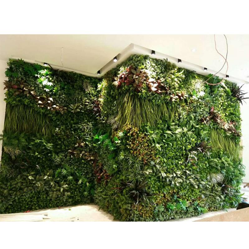防火装饰绿植户外阻燃草皮人造塑料仿真植物墙定制背景草坪