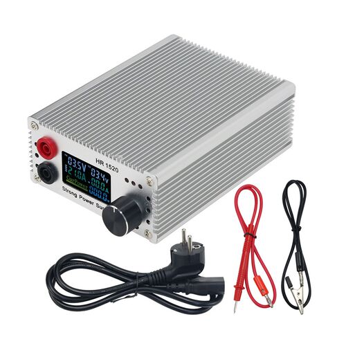 HR1520烧机神器短路检测老化测试机便携式可调直流稳电源110v-220
