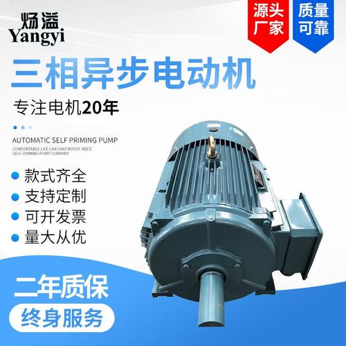厂家直供YE3-225S-8-18.5w三相异步电动机马达全铜线圈B5/YE3