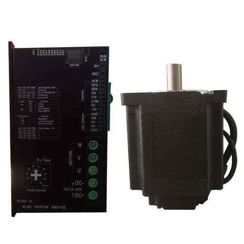 110无刷电机 48V 1000W 3000转 1KW 低压直流无刷电机套装驱动器