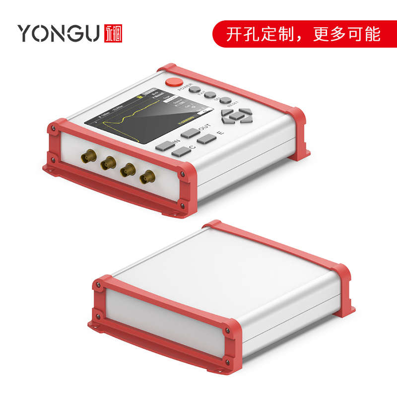 铝型材壳体pcb整流器防撞铝合金外壳设备电路板铝盒子定制180*45图片