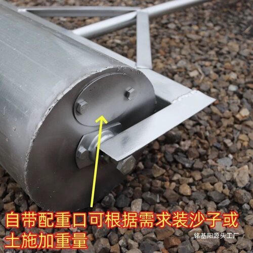 手扶玉米田圆筒手压式机器压辊平地小麦压地蔬菜滚筒振压夹子