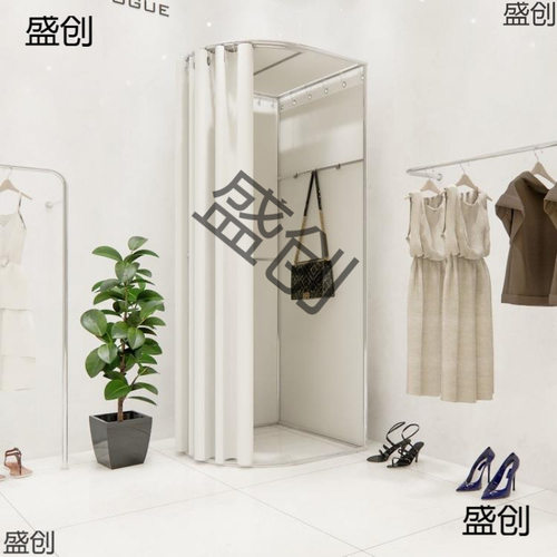 服装店试衣间卖场可移动换衣间更衣室服装店更衣架活动试暖幸商行