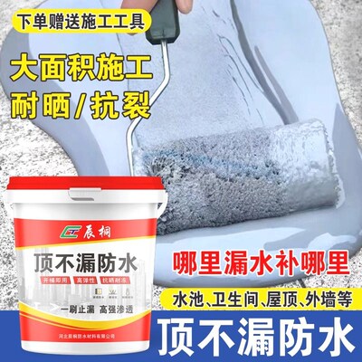 辰桐顶不漏防水材料抗高温暴晒裂缝漏水渗水屋顶防水房屋