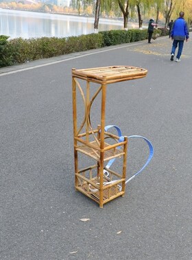 书生背篓竹制宁采臣古代背书箱广告背包移动售货背筐行脚僧人徒步