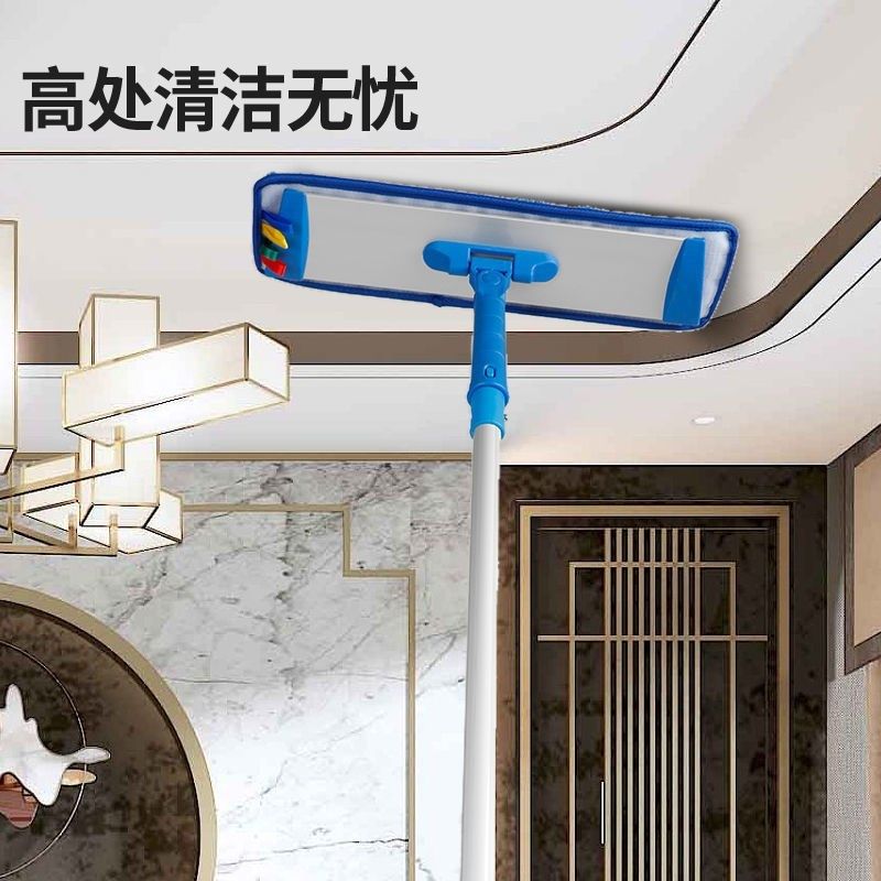 大号平板拖把杆商用地板拖布擦玻璃家用旋转尘推地拖吸水墩布家居