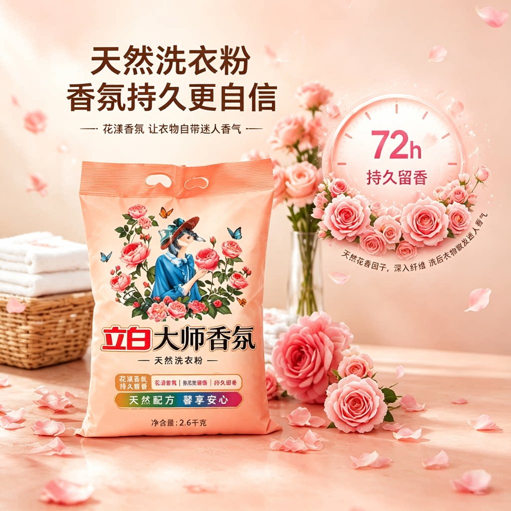 立白大师香氛洗衣粉持久留香