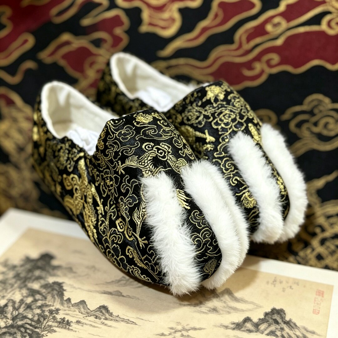 舞狮鞋传统布鞋醒狮专用佛山舞狮舞龙羊毛鞋庆典表演鞋高档舒适