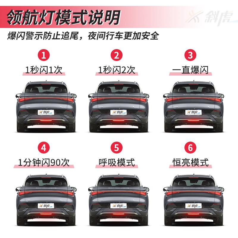 领航灯控制器适用比亚迪元plus后雾灯改装爆闪后杠灯呼吸巡航灯